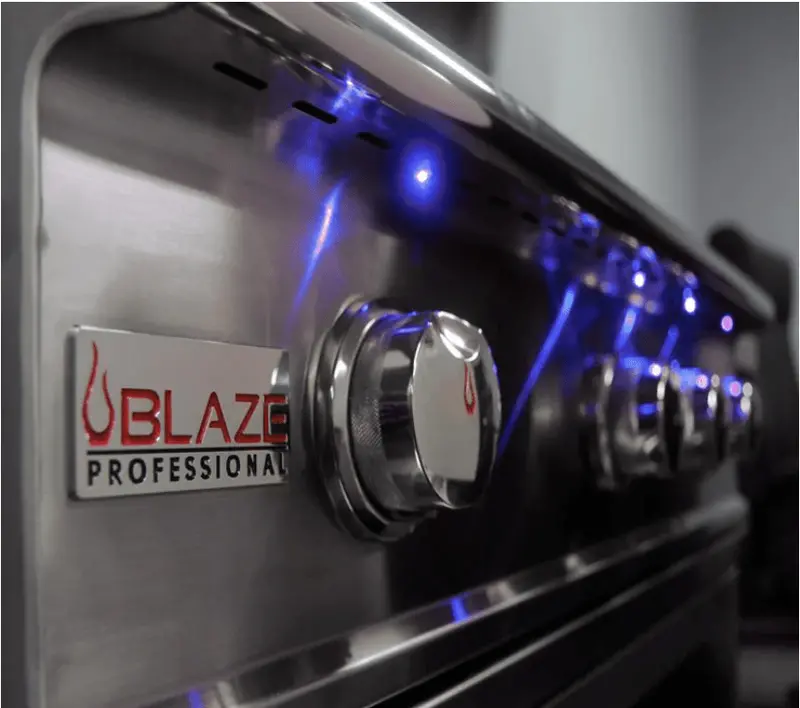 Blue Led Lighting Kit For Blaze 4-Burner Professional Grills 1