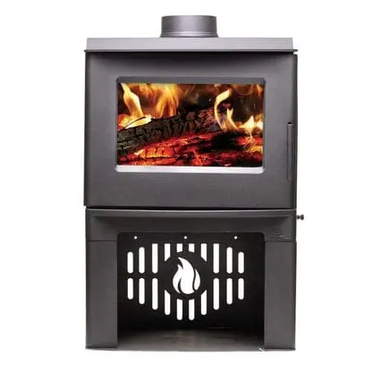 Breckwell Sw1.2 Compact Pedestal-Mounted Wood-Burning Stove 1