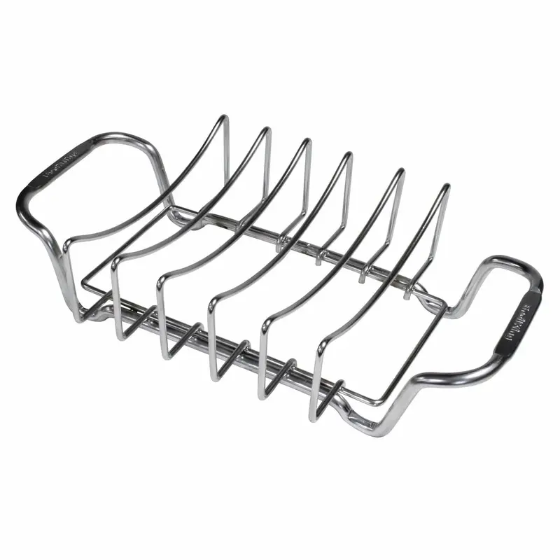 Broil King Imperial™ Rib Rack – Stainless Steel Vertical Rack For Even Cooking (Model 62602) 1