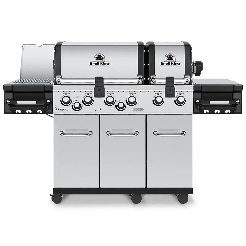 Broil King Regal S 690 Pro Gas Grill – 6-Burner Infrared Stainless Steel Bbq 1