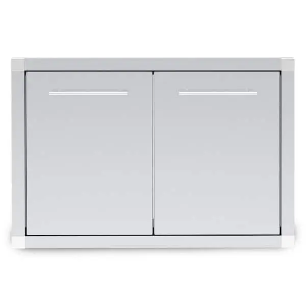 Broil King Stainless Steel Double-Door Cabinet Assembly 1
