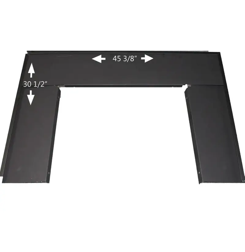 Buck Stove Pa Fp38412-Blk 33X44-Inch Oversized Black Trim Kit 1