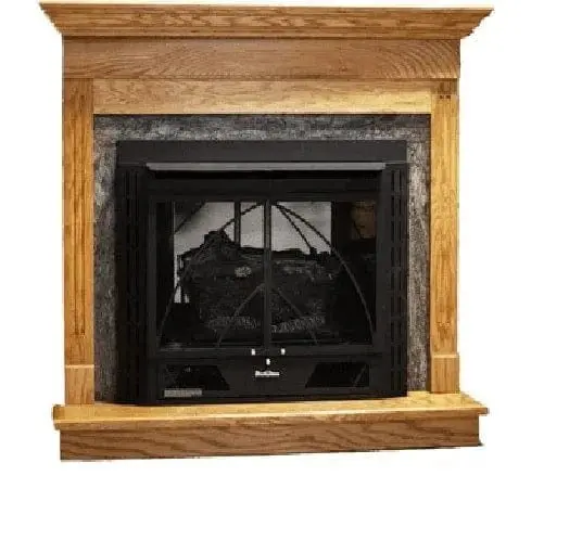 Buck Stove Pa Kdm34329Hcu 53-Inch Unfinished Corner Contemporary Mantel 1