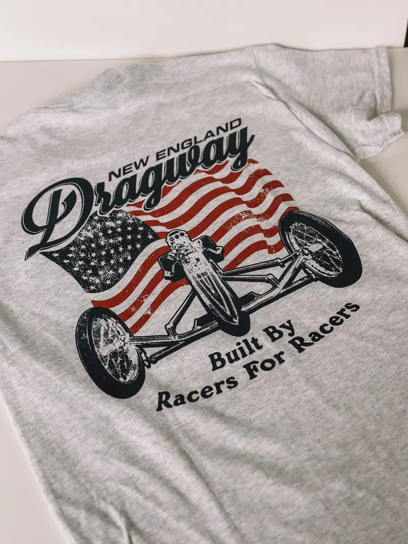 Built By Racers Grey Comfort T-Shirt 1