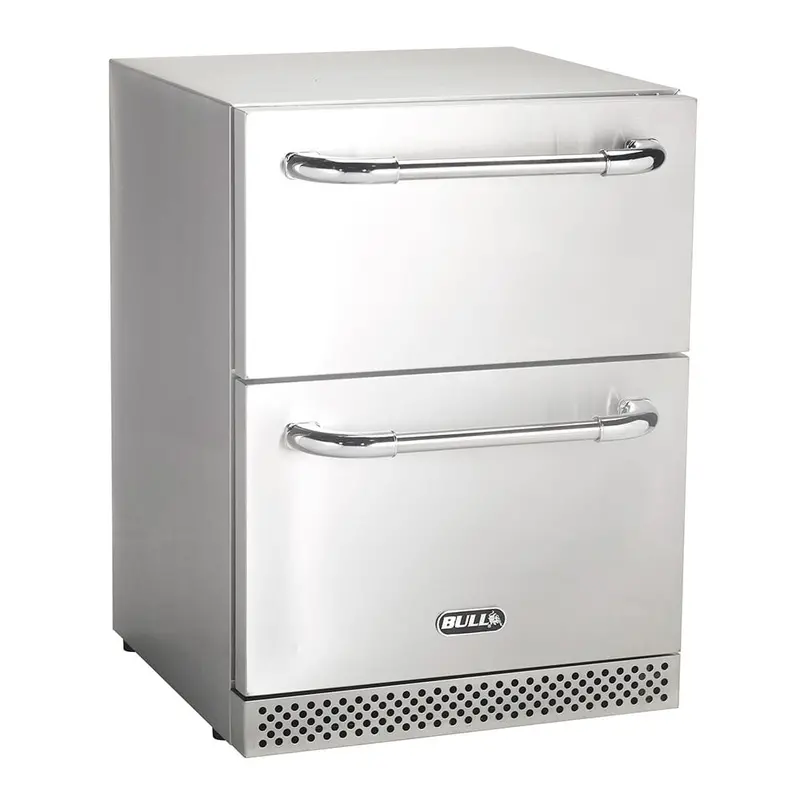 Bull Grills 5.0 Cu. Ft. Dual-Drawer Outdoor Refrigerator – Model 17400 1