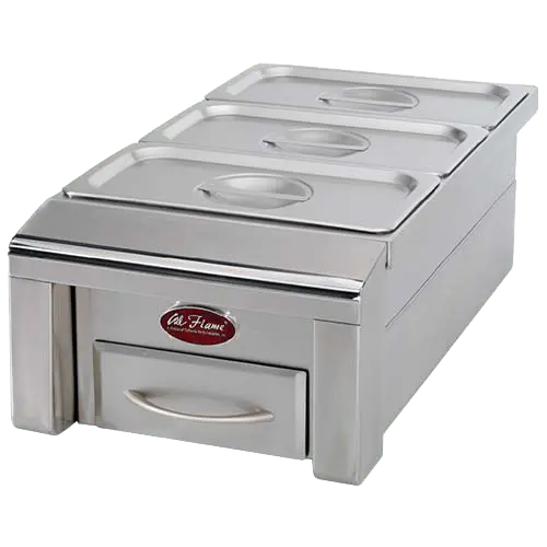 Cal Flame 12-Inch Drop-In Food Warmer – Built-In Heat Retention Module Bbq07888P 1