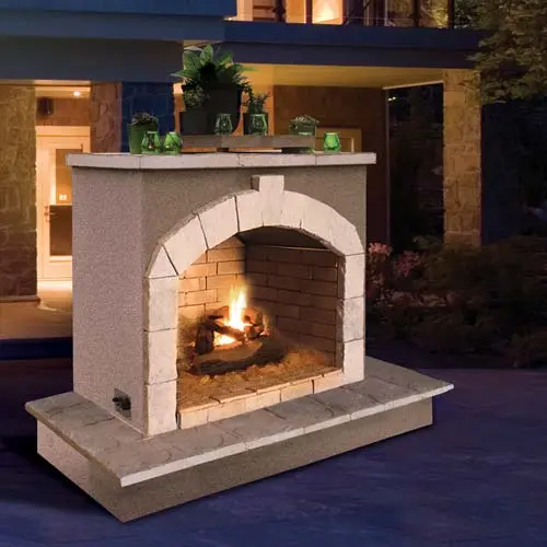 Cal Flame Frp906-2 Weather-Resistant Outdoor Fireplace 1
