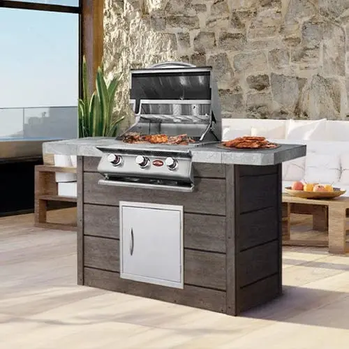 Cal Flame Kona Q Patio Bbq Island – Sleek Stainless Steel Built-In Grill System (Bbk-601) 1