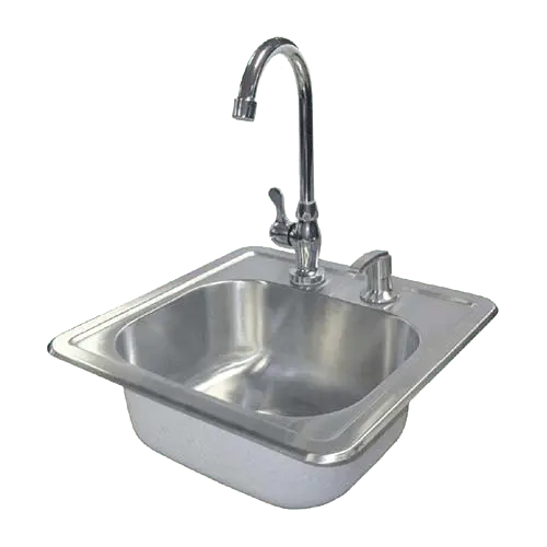 Cal Flame Premium Stainless Sink With Pull-Down Faucet And Soap Dispenser (Bbq11963) 1