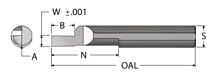 Coated Face Groove Tools For External Circular Groove Cutting 1