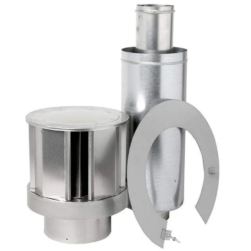 Continental Gd-113 4×7-Inch Direct Vent Roof Termination Kit 1