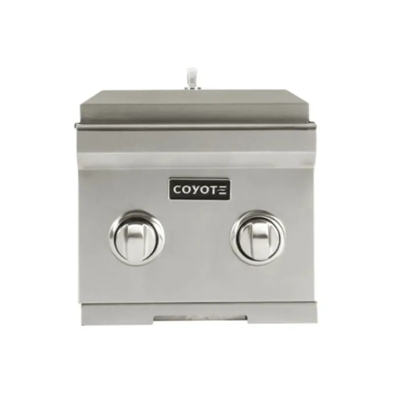 Coyote 12" Built-In Propane Double Side Burner 1