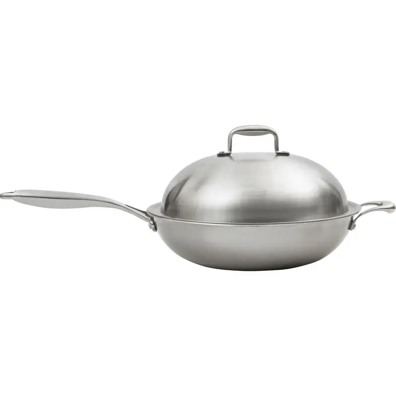 Coyote 13" Stainless Steel Wok Designed For Power Burners 1