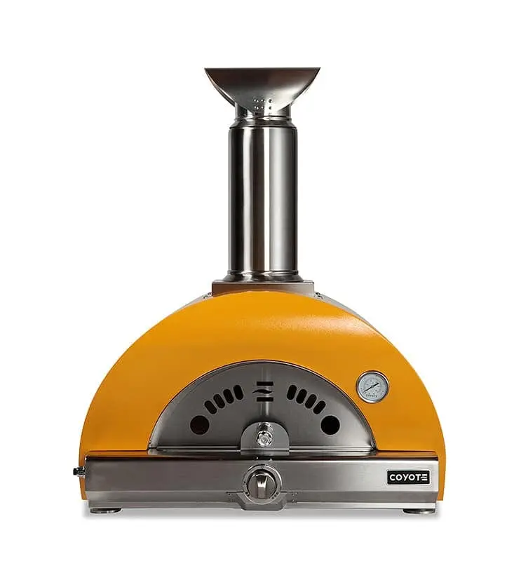 Coyote 30-Inch Hybrid Pizza Oven – Yellow Lp-Fueled Multi-Fuel Model C1Pz30Hylp 1