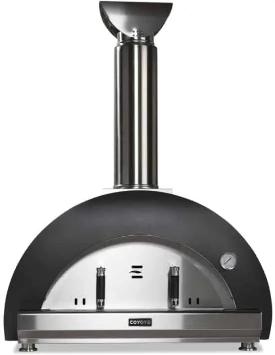 Coyote 40-Inch Duomo Ceramic Pizza Oven – Sleek Matte Black Design C1Pz40Wmb 1