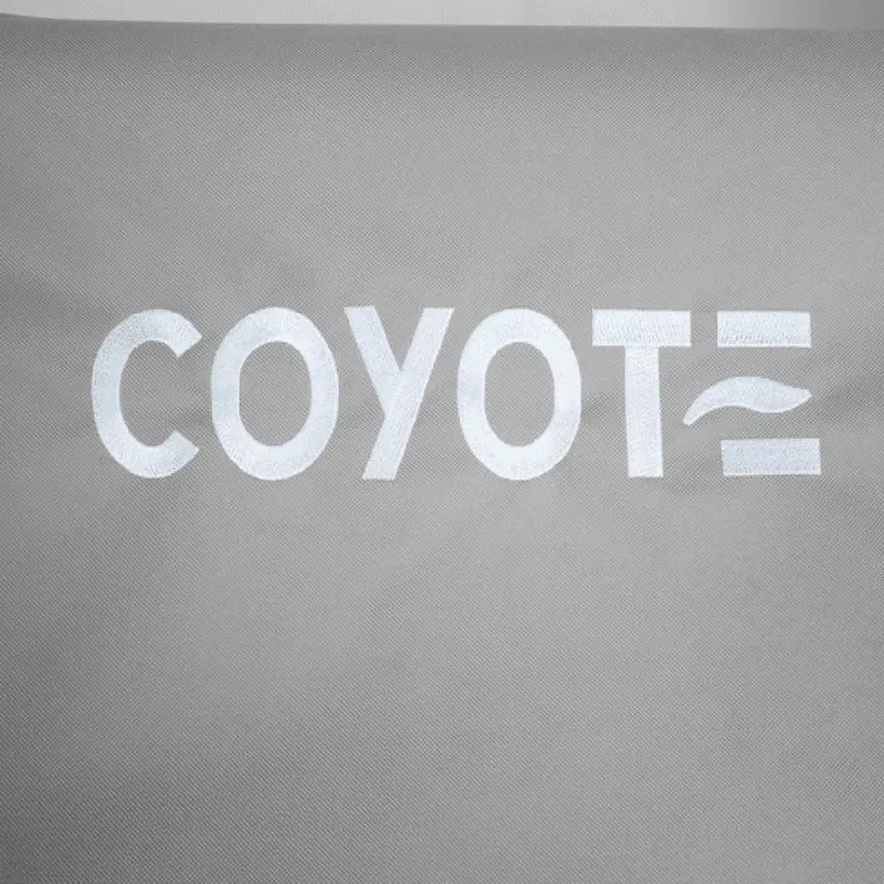 Coyote Vinyl Gray Cover For Built-In Single Side Burner 1