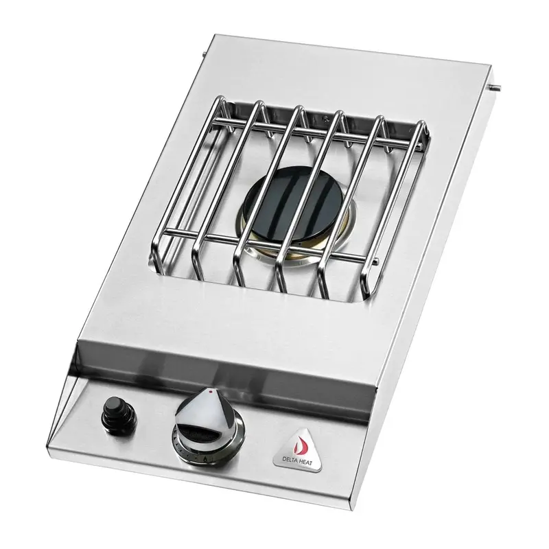Delta Heat 12-Inch Drop-In Single Gas Side Burner 1