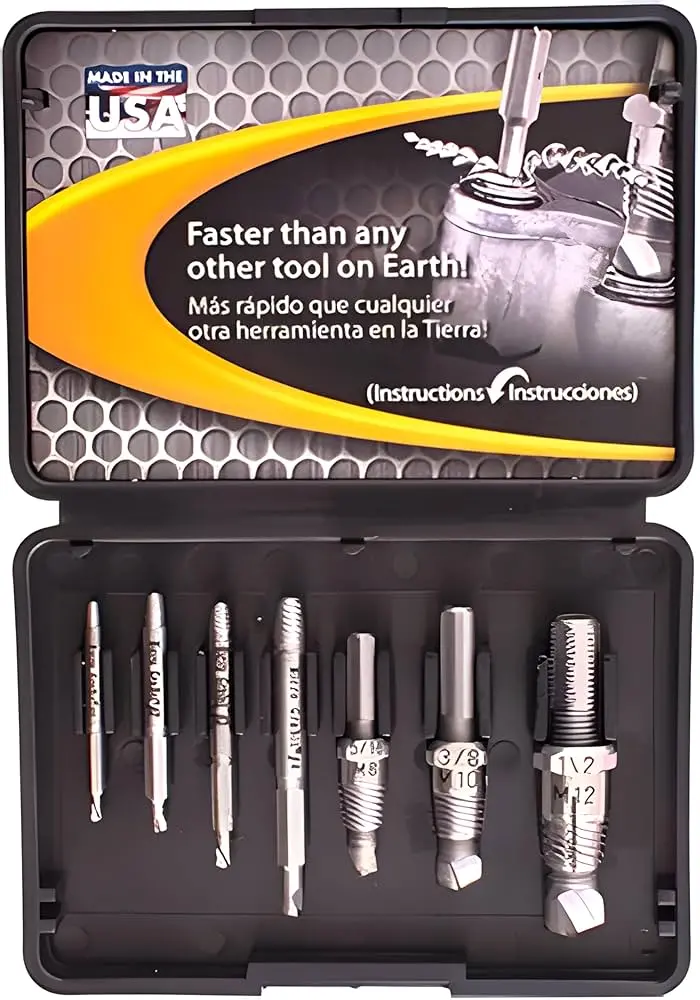 Drill-Out Style Bolt Extractor Kit – High-Torque Removal System 1
