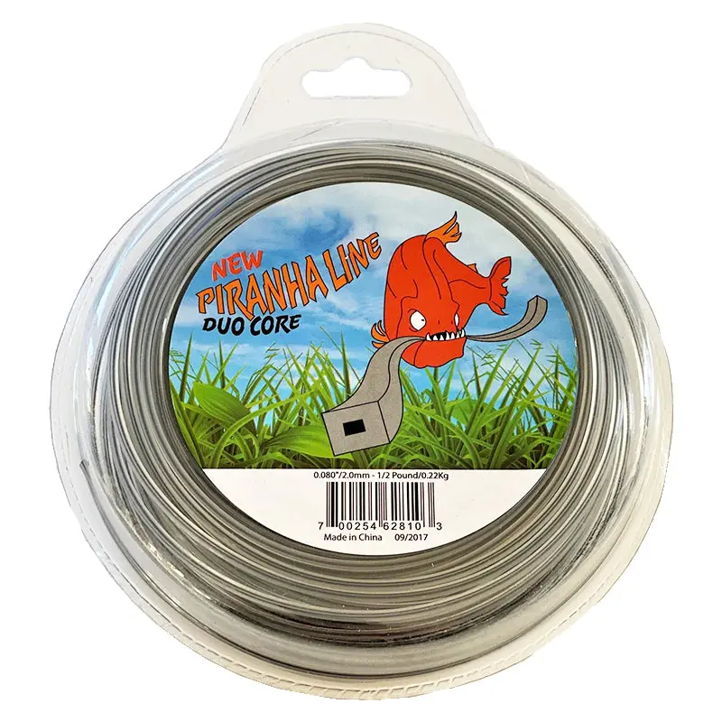 Dual-Core Square Trimmer Line – 0.080" Gauge, 200-Foot Spool (0.5 Lb) 1