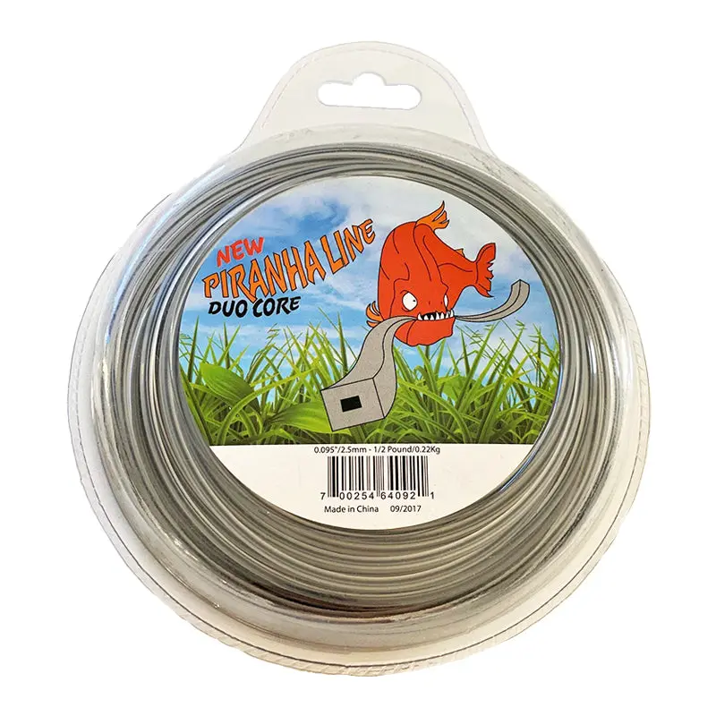Dual-Core Square Trimmer Line – 0.095", 110-Foot Spool (0.5 Lb) 1