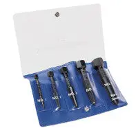 Dual-Flute Easy-Out Screw Extractor Kit (#1–#5) 1