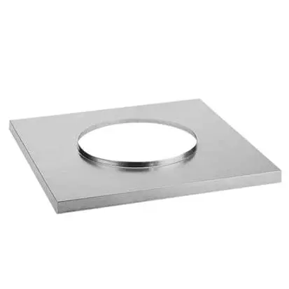 Duravent Duratech 7-Inch Square Chase Top Flashing For Masonry Or Framed Enclosures 1