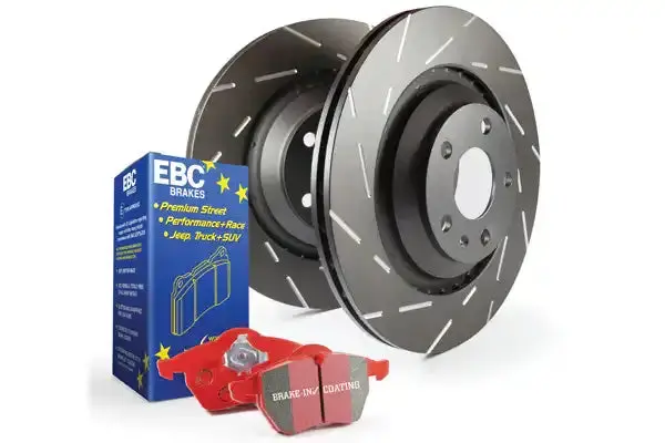 Ebc Brakes S4Kf1336 Slotted Brake Rotors – Noise-Reducing Narrow Slot Design 1