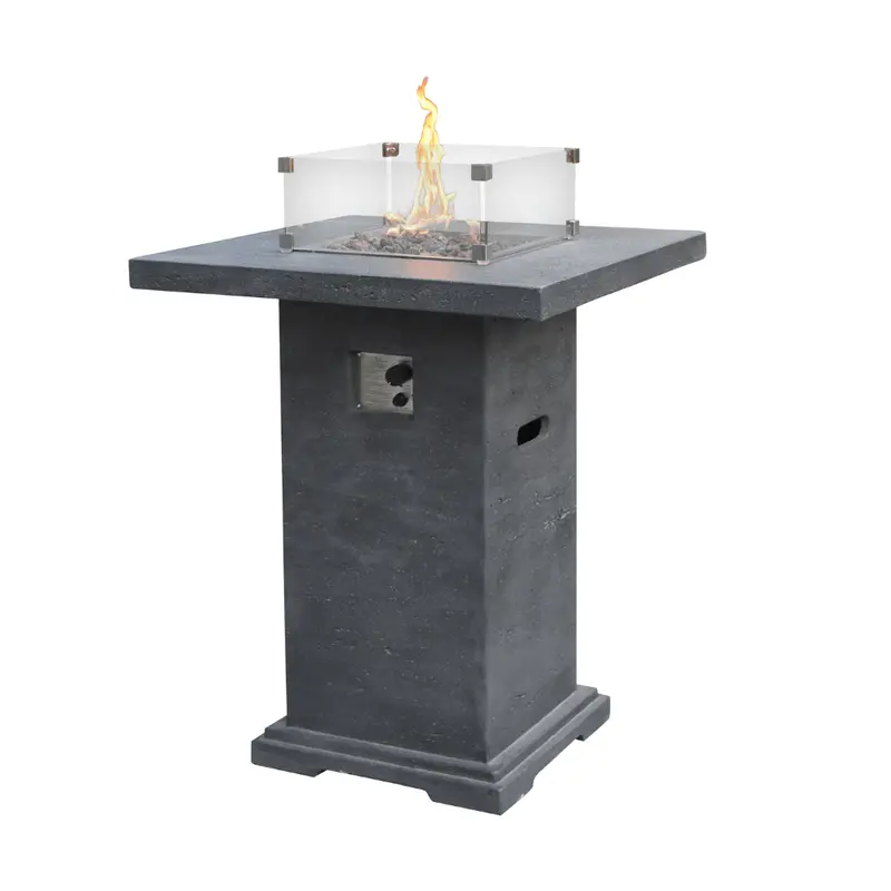 Elementi Montreal Bar-Height Propane Fire Pit Table (Ofg221) 2