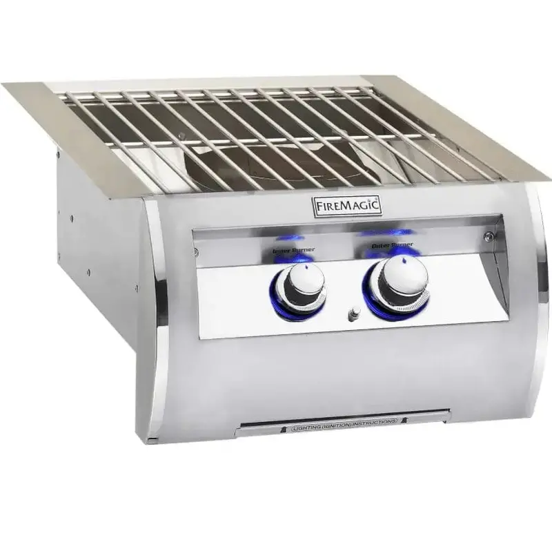 Fire Magic Echelon Diamond 19" Built-In Natural Gas Power Burner (Model 19-5B1N-0) 1