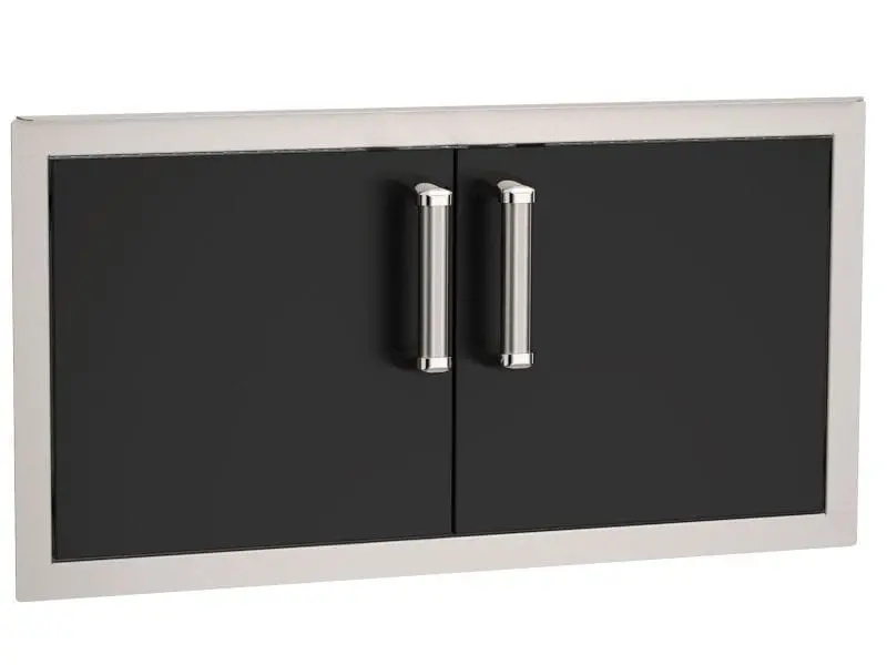 Fire Magic Echelon Flush 30 X 14-Inch Black Dual-Panel Access Door 1