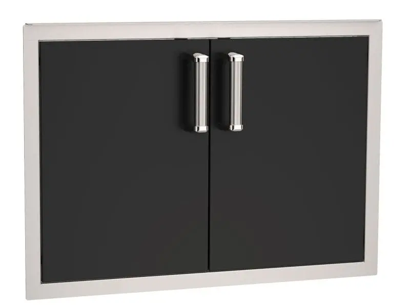 Fire Magic Echelon Flush 30 X 20-Inch Black Double Access Door 1