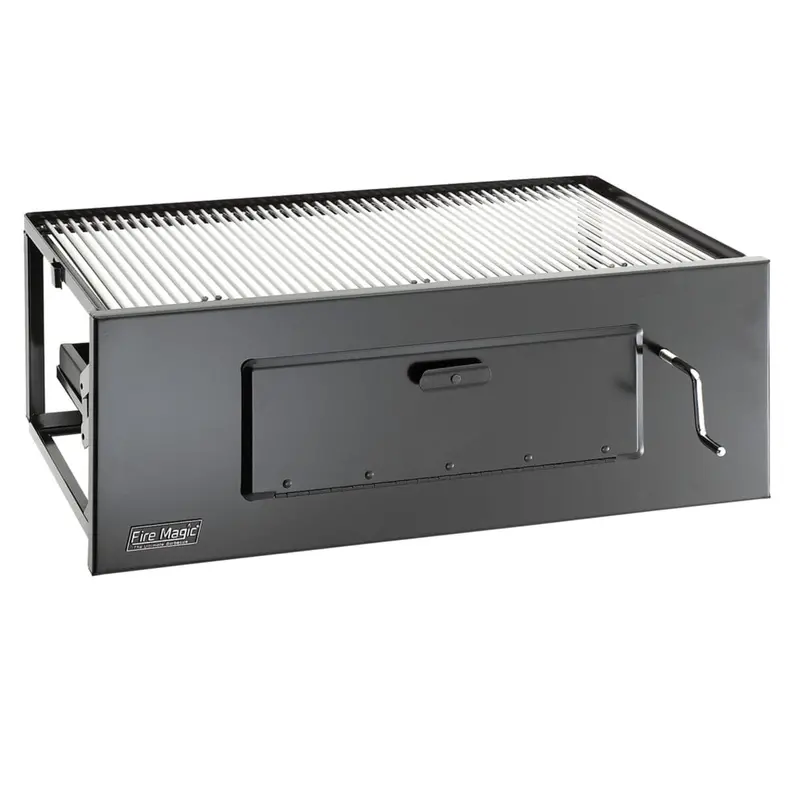 Fire Magic Lift-A-Fire 30-Inch Built-In Charcoal Grill (Model 3334) 1