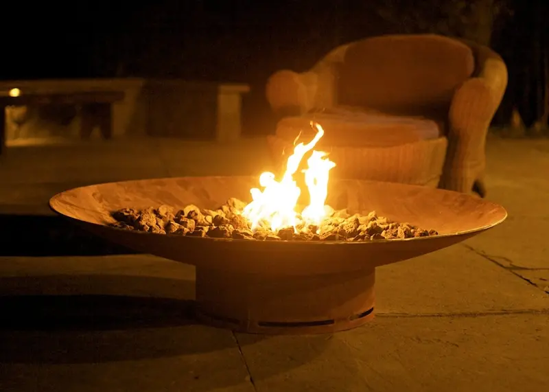 Fire Pit Art Asia 60-Inch Wood-Burning Fire Pit – Heavy-Duty Steel, Traditional Outdoor Heating 1