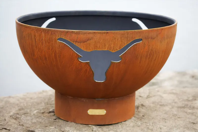 Fire Pit Art Longhorn 36-Inch Wood-Burning Fire Pit 1
