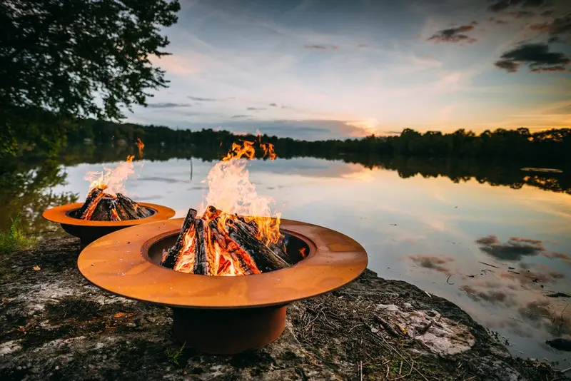 Fire Pit Art Magnum 54-Inch Wood-Burning Fire Pit (No Lid) 1