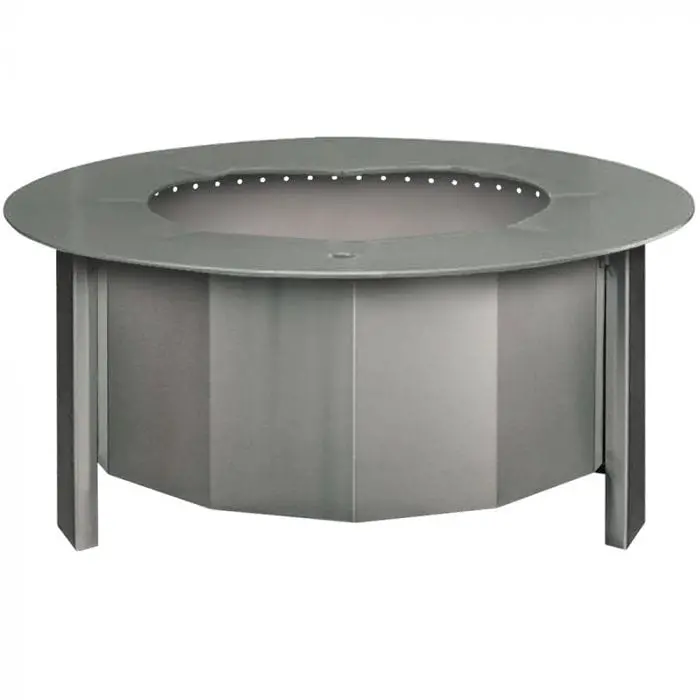 Firegear Lume 26-Inch Multisided Freestanding Smokeless Wood Fire Pit With Integrated Sear Surface 1