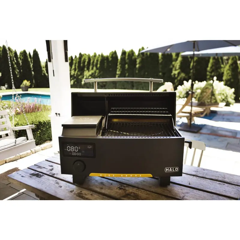 Halo Prime 300 Compact Countertop Pellet Grill – Hs-1005-Ana 1