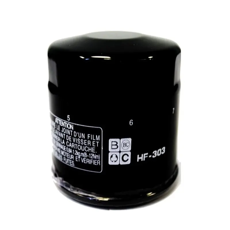 Hiflo Hf303 Oil Filter For Kawasaki, Honda & Yamaha – Compatible With 16097-0004 And 15400-Pfb-007 1