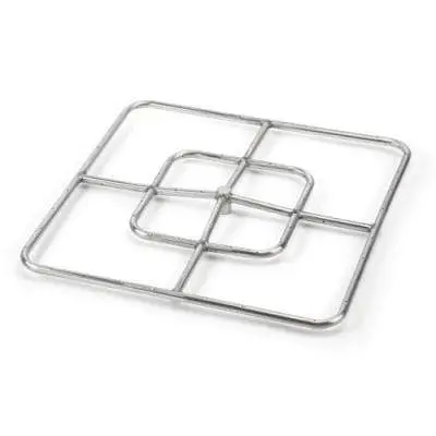 Hpc Fire 24-Inch Square Gas Burner – 10-Piece Set 1
