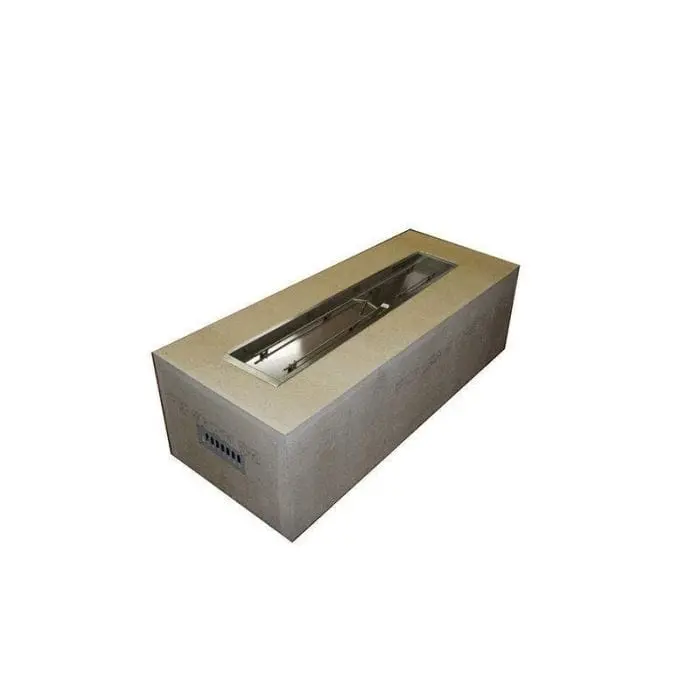 Hpc Fire 60" X 24" Unfinished Fire Pit Frame With 36" X 14" Burner Pan – U60X24-36X14Cek 1