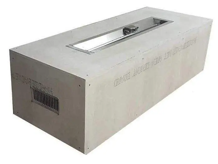 Hpc Fire 60"X24" Unfinished Rectangular Fire Pit Enclosure – 48" Variant 1