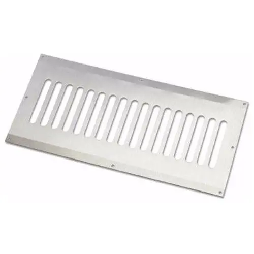 Hpc Fire Flat Stainless Steel Enclosure Vent – 12" X 6" (Model Ev-12X6Ss) 1