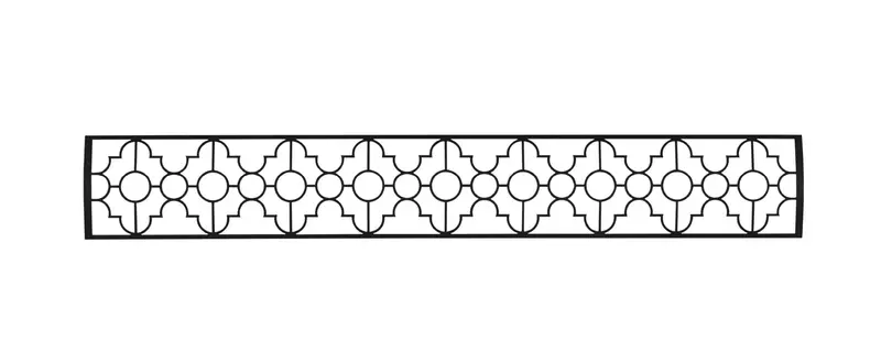 Infratech Mediterranean Motif Decorative Fascia For 48-Inch Dual-Element Patio Heater 1