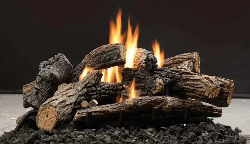 Kingsman 18-Inch Realistic Split Oak Gas Log Set (Vlog18) 1