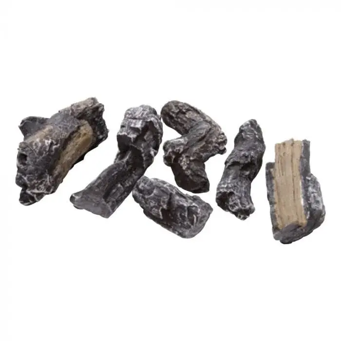 Kingsman Compact 6-Piece Gas Log Accent Kit – Small Log Bits (Vlbit6) 1