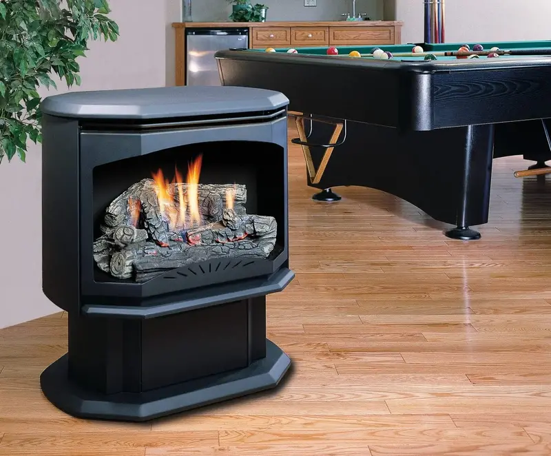 Kingsman Vent-Free Millivolt Burner Assembly – Fvf350 Stove System 1