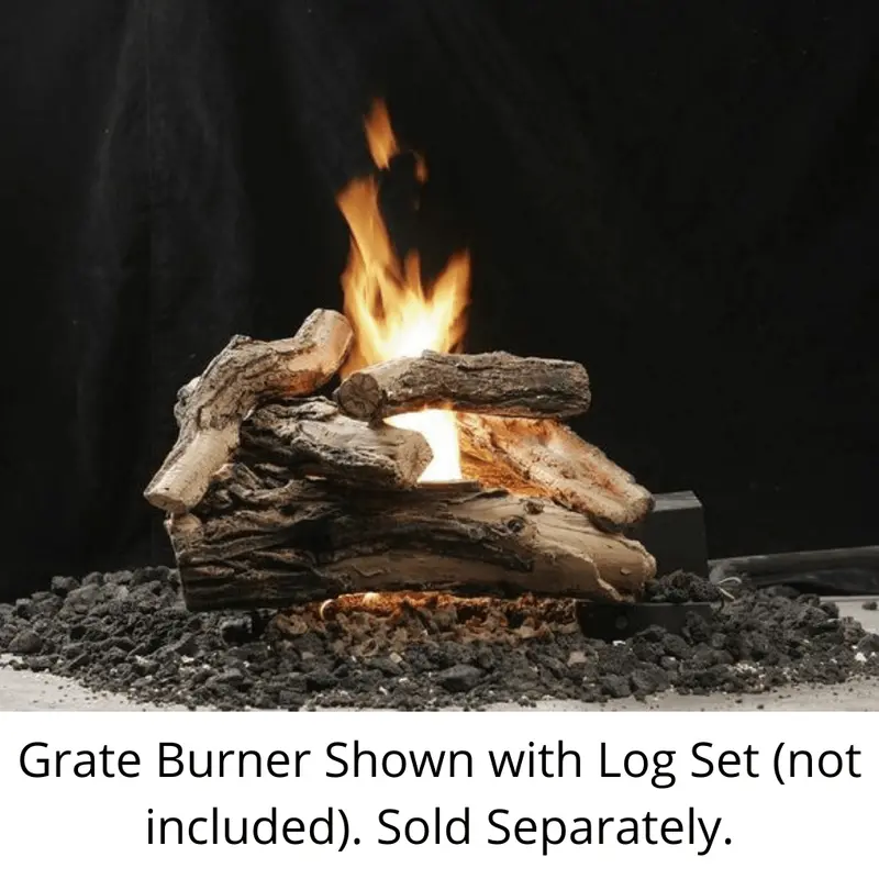 Kingsman Vented Grate Burner For Gas Fireplace Applications 1