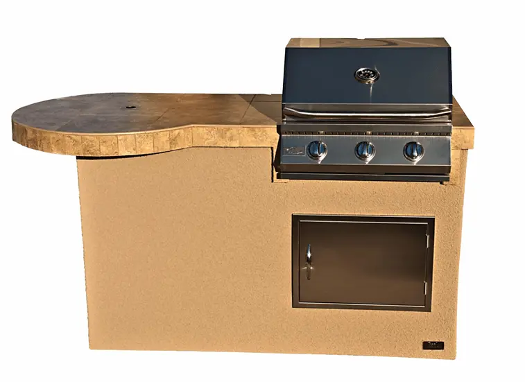 Kokomo Mini Maui 6-Foot Outdoor Kitchen Bbq Island 1
