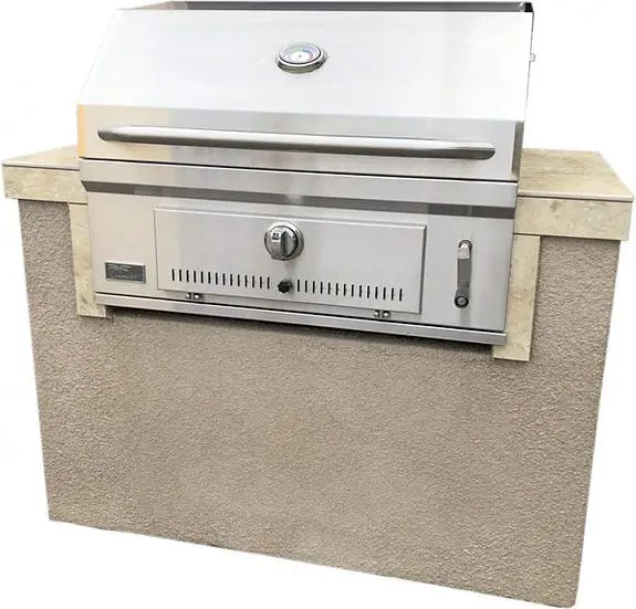Kokomo St. Martin 4-Foot Charcoal-Powered Outdoor Bbq Island 1