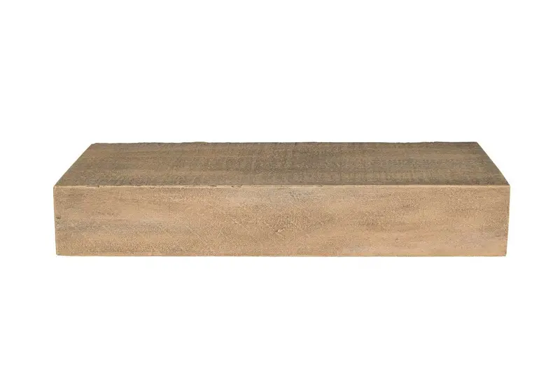 Lexington Hearth Flat Sawn Beam Extension – 2-Foot Pale Honey Accent Piece 1